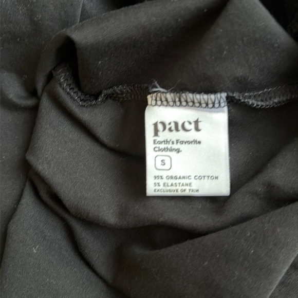 Pact Organic Cotton Fit & Flare Crossback Maxi black Dress, size S - Picture 9 of 10